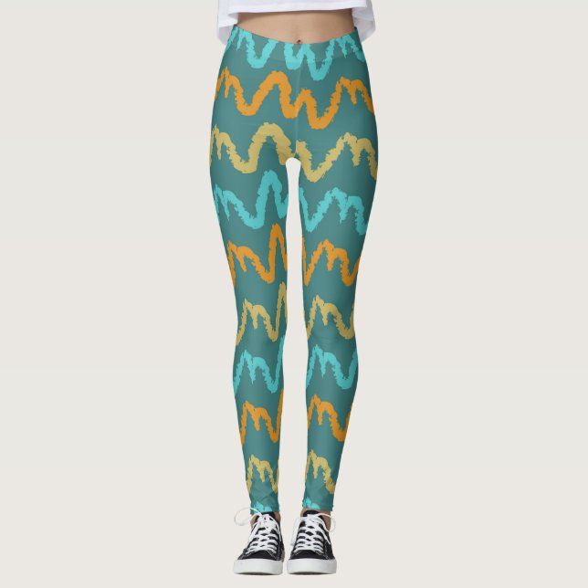 Cool Summer Pattern Leggings (Front)