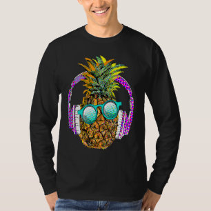 Cool Summer Pineapple Graphic Illustration Outfit T-Shirt