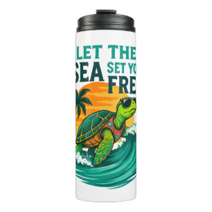 Cool Summer – Sea Turtle Vibes Thermal Tumbler