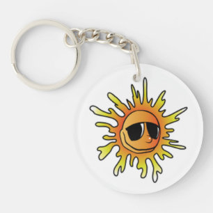 COOL SUMMER SUN KEY RING
