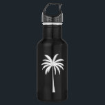 Cool Summer Vacation Sunset Beach Palm Tree 532 Ml Water Bottle<br><div class="desc">Cool Summer Vacation Sunset Beach Palm Tree</div>