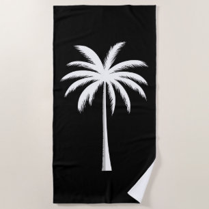 Cool Summer Vacation Sunset Beach Palm Tree Towel