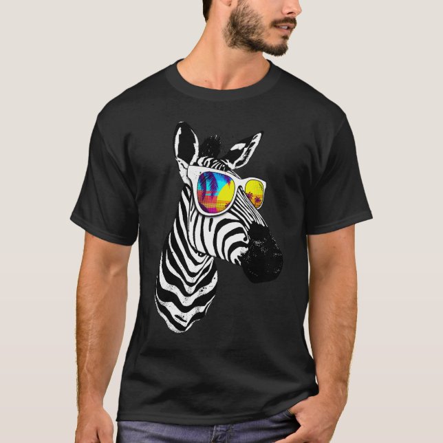 Cool summer zebra T-Shirt (Front)