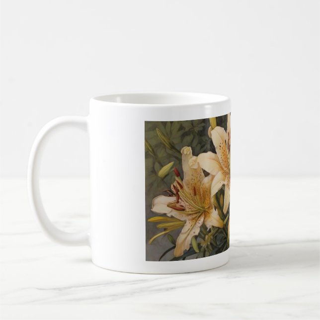 Cool sunflower personalised mug (Left)