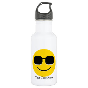 Cool Sunglasses Emoji 532 Ml Water Bottle