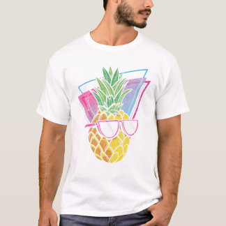 Cool Sunglasses Exotic Pineapple Vaporwave Tropica T-Shirt