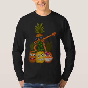 Cool Sunglasses Exotic Summer Fruit Funny Dabbing T-Shirt