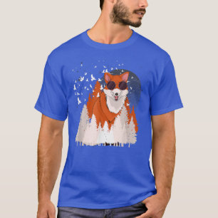 Cool Sunglasses Flock Of Birds Forest Animal Funny T-Shirt