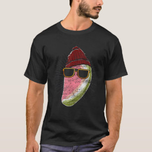 Cool Sunglasses Hat Exotic Fruit Tropical Summer W T-Shirt