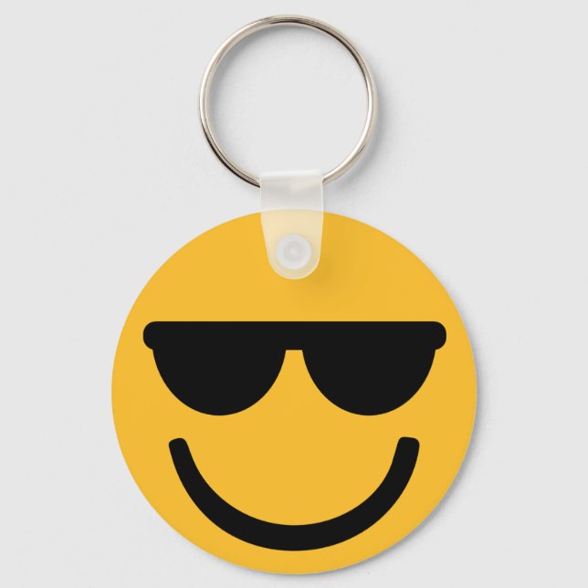 cool sunglasses key ring (Front)