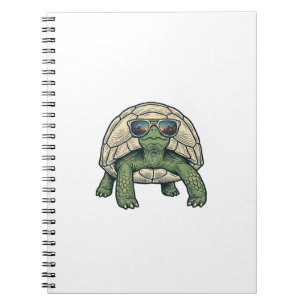Cool Sunglasses Tortoise Vintage Vector Design_1 Notebook
