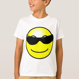 Cool Sunglasses Yellow Face T-Shirt