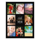 Cool Super Mum 8 Photo Collage Black And Gold