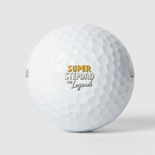 Cool Super Step Dad the Legend Golf Balls Dad Gift