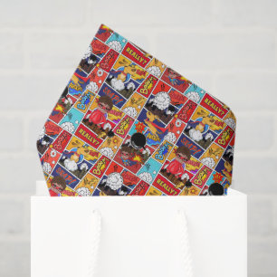 cool superhero tiled pattern party  tissue paper