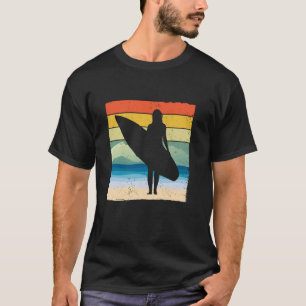 Cool Surfer Art For Men Boys Surfing Hawaiian Surf T-Shirt