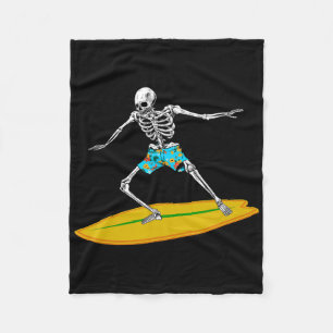 Cool Surfing Art For Men Women Surfboard Surf Coac Fleece Blanket