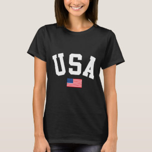 Cool Surfing For Men Women 4th Of July American Fl T-Shirt