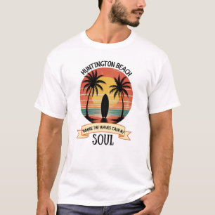 Cool Surfing Saying Tropical Sunset Ocean graphic T-Shirt