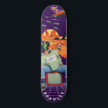 Cool Surreal Funny Unique Custom Personalised Name Skateboard<br><div class="desc">Cool Surreal Funny Unique Custom Personalised Name Skateboard features your personalised name in modern typography on a fun collage of cars, planes, ducks, flowers, birds and a person. Personalise by editing the text in the text box provided. Give a custom made gift, personalised skateboard to your favourite skateboarder for Christmas,...</div>
