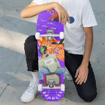 Cool Surreal Funny Unique Custom Personalised Name Skateboard<br><div class="desc">Cool Surreal Funny Unique Custom Personalised Name Skateboard features your personalised name in modern typography on a fun collage of cars, planes, ducks, flowers, birds and a person. Personalise by editing the text in the text box provided. Give a custom made gift, personalised skateboard to your favourite skateboarder for Christmas,...</div>