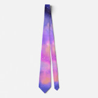 Cool Surreal Space Clouds Watercolor Design