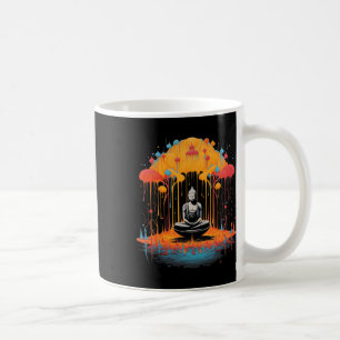 Cool Surreal Zen Buddha Art Graphic Meditation Yog Coffee Mug