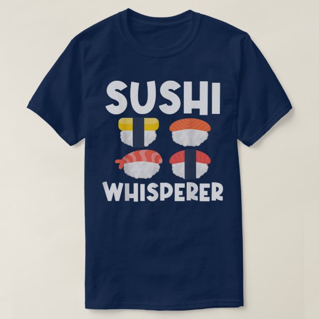 Cool Sushi For Men Women Japanese Sashimi Seafood  T-Shirt (Design Front)