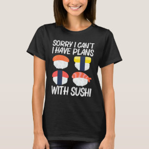 Cool Sushi For Men Women Japanese Sashimi Seafood T-Shirt