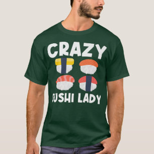 Cool Sushi For Women Mum Japanese Sashimi Seafood T-Shirt