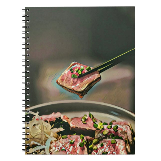 Cool sushi gift notebook (Front)
