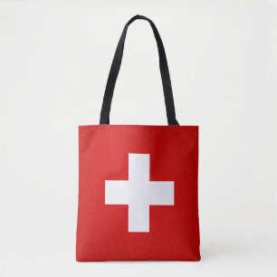 Cool Switzerland Flag Fashion Tote Bag