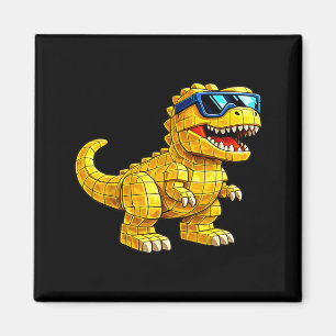 Cool T rex Master Builder Block Brick Men Women Magnet