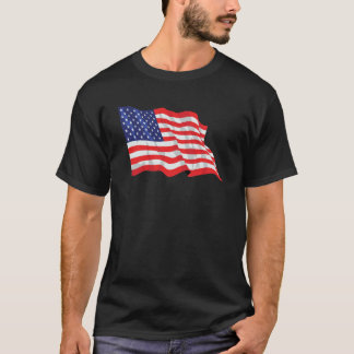 cool t-shirt with author's design american flag