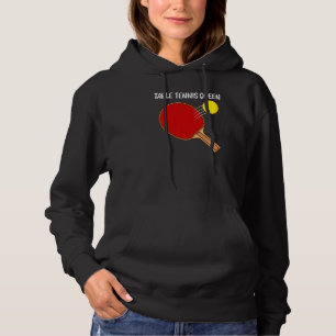Cool Table Tennis For Women Girls Ping Pong Sport  Hoodie