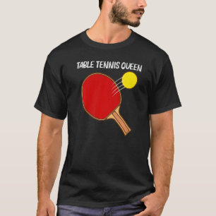 Cool Table Tennis For Women Girls Ping Pong Sport  T-Shirt