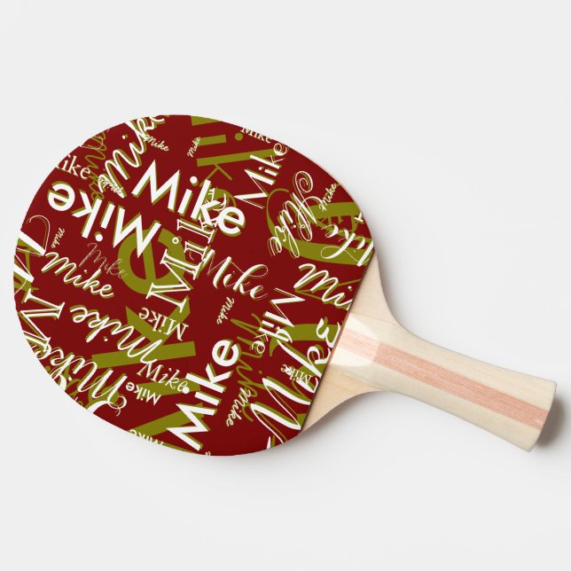 Cool Table.Tennis.Paddle Oversized Name  Ping Pong Paddle (Side)