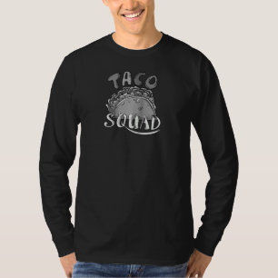 Cool Taco Squad Funny Mexican Food Lover Group Eat T-Shirt