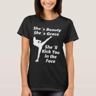 Cool Taekwondo Kickboxing Martial Arts Saying For T-Shirt