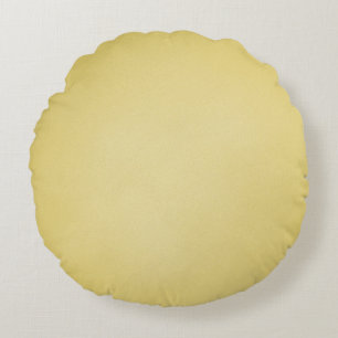 Cool Tan Grainy Look Round Cushion
