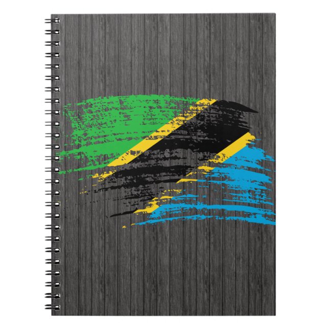 Cool Tanzanian flag design Notebook (Front)