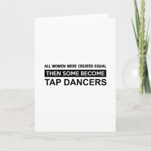Cool Tap Dancing designs Card
