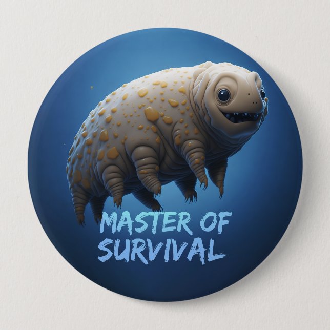 Cool Tardigrade water bear tee shirt 10 Cm Round Badge (Front)