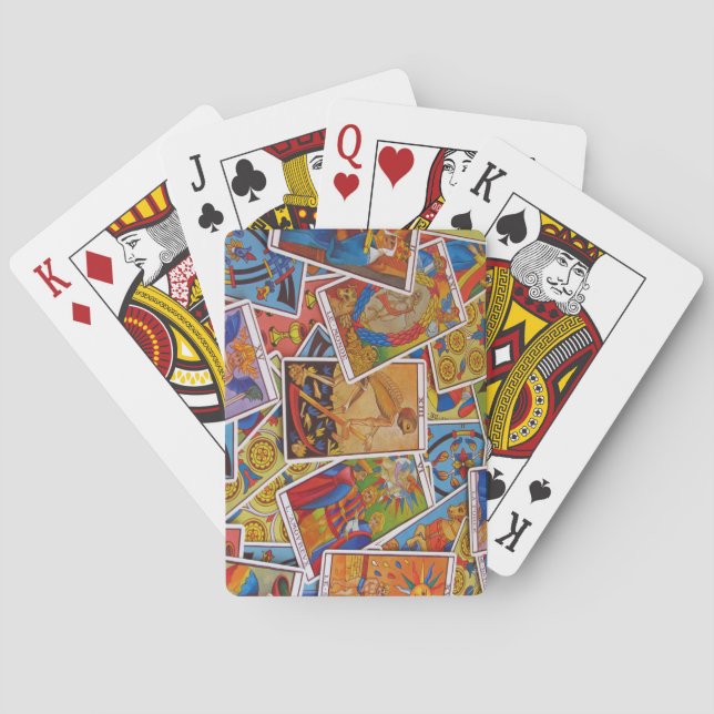 Cool Tarot Card Pile (Back)
