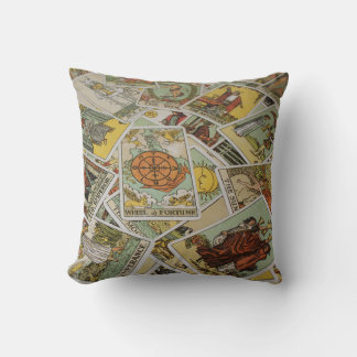 Cool Tarot Card Pile Cushion