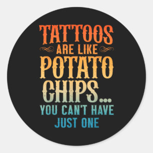 Cool Tattoo Artist Art For Men Women Tattooist Tat Classic Round Sticker