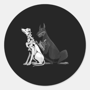 Cool Tattoo Artist For Men Women Kids Dalmatian Do Classic Round Sticker