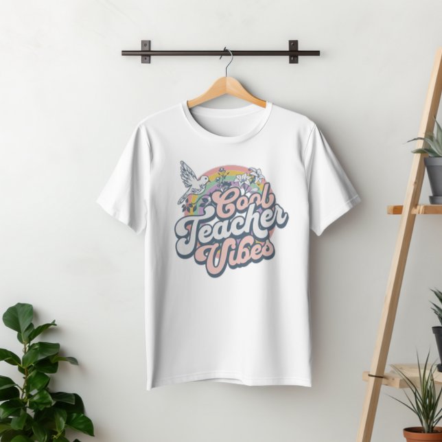 Cool Teacher Vibes T-Shirt (Creator Uploaded)