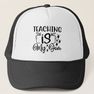 Cool Teaching jam word art Trucker Hat