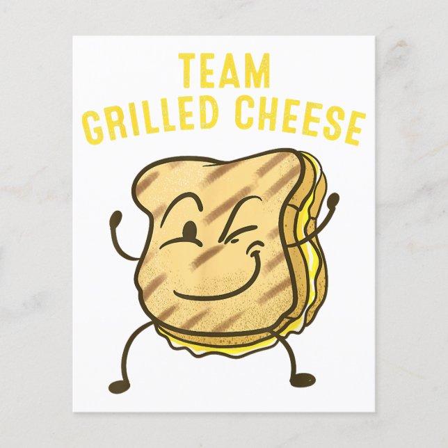 Cool Team Grilled Cheese Gift Funny Squad Toasted  (Front)